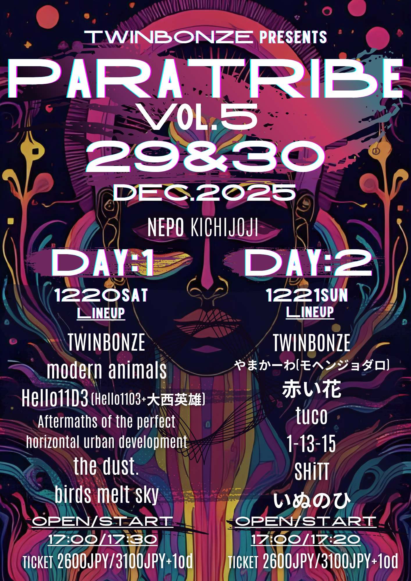 PARATRIBE VOL.5 DAY:1